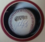 Jonathan Papelbon-Autographed Baseball in Shadow Box (Boston Red Sox)